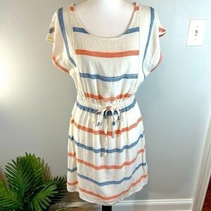 Old Navy cap sleeve elastic waist dress size S